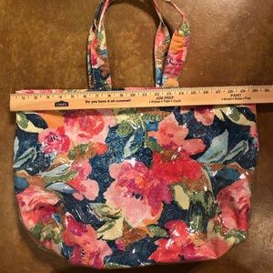Vera Bradley SuperBloom city shopper tote